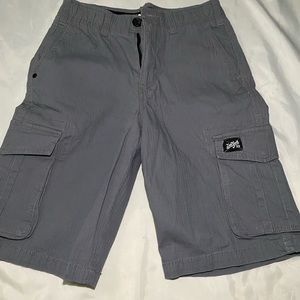 Grey boy youth cotton shorts
